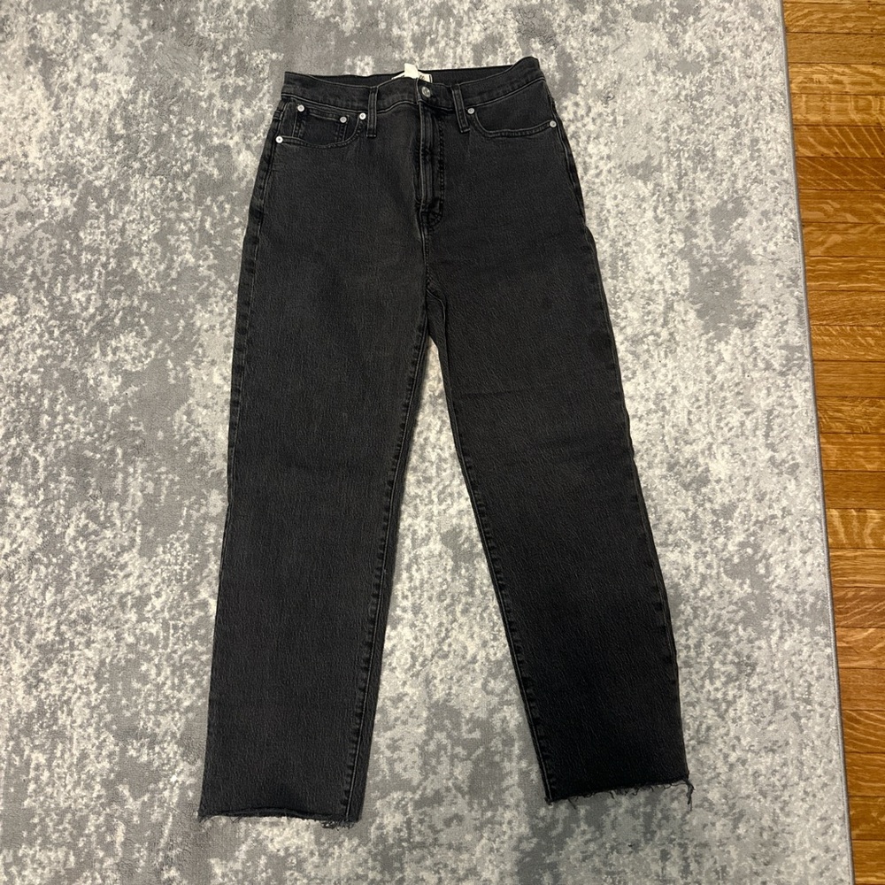 Madewell “the perfect vintage straight jeans”